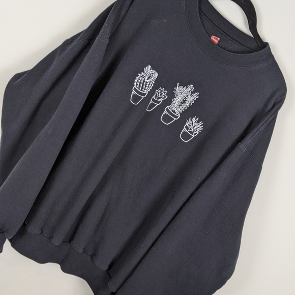 Plant Mom/Dad succulent sweatshirt /plant lady top - Picture 4 of 6